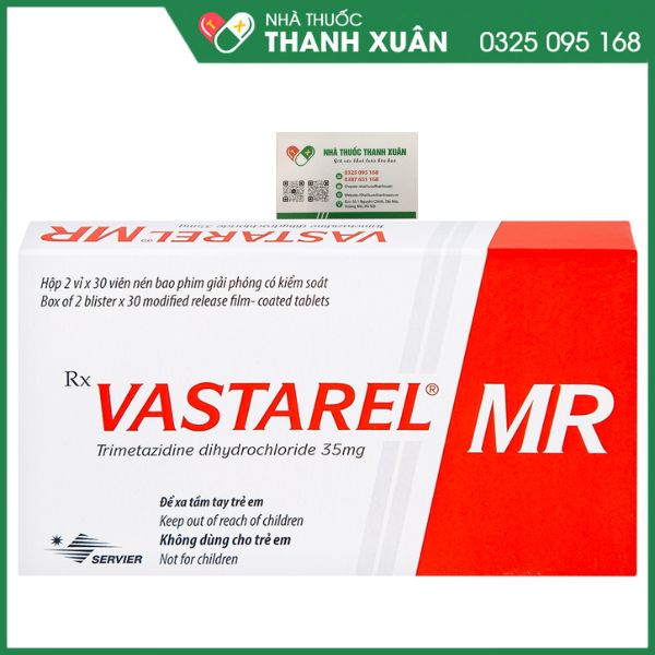 Vastarel MR 35mg - Thuốc chống đau thắt ngực